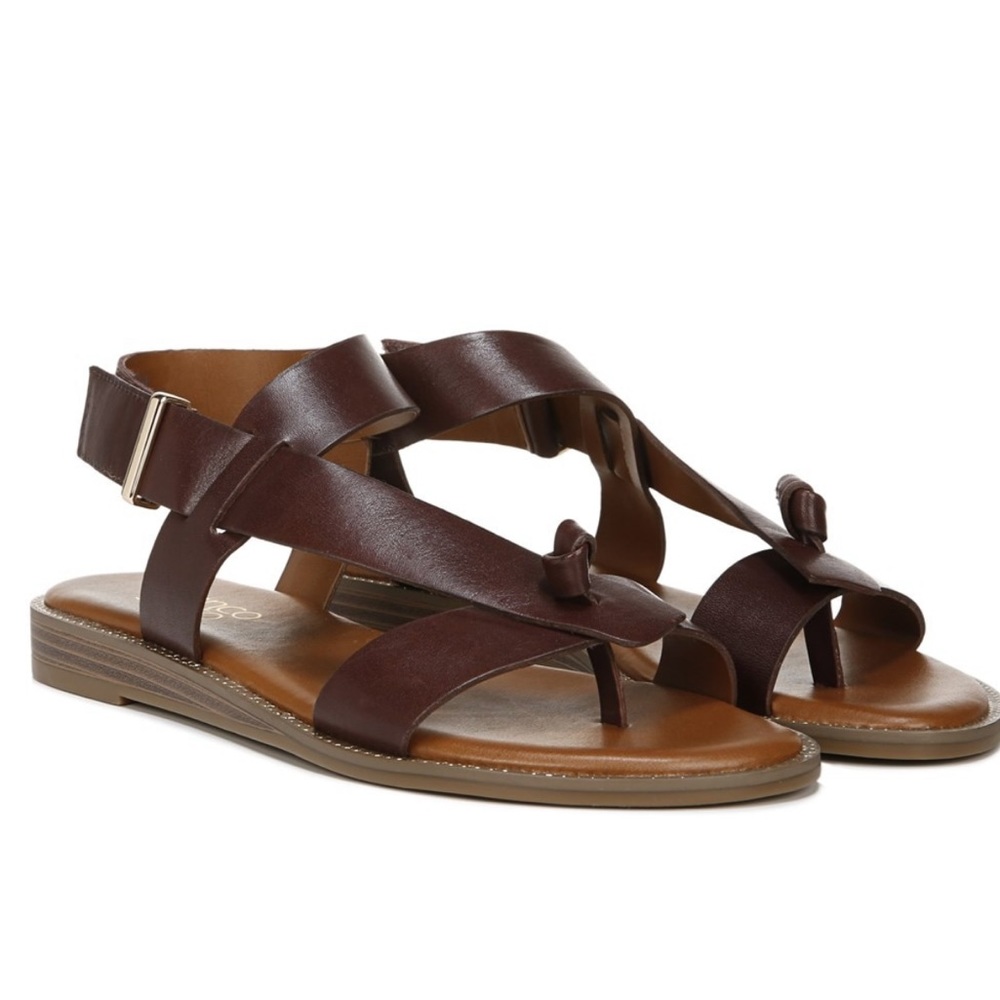 Franco Sarto Sandal, Sz 7 1/2 M, Brown